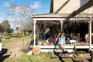 Our first host’s house.