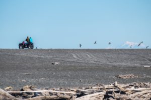 From there It is difficult to tell that we need several hours to reach the south island.