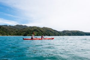 Avec mon super co-navigateur, Dimitri. 
