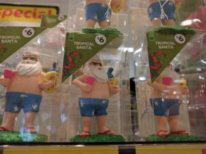 santa claus summer swim suit