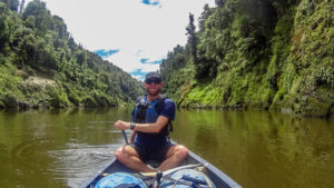 Peaceful in the canoe.