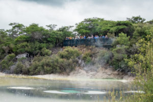 Un des plateformes point de vue avec les barrières hautes.