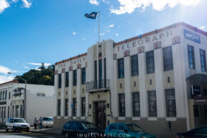 the Daily Telegraph building, one of the most famous in Napier. 