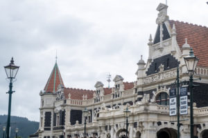 Dunedin railway station is one of the most photographed building in New Zealand. 