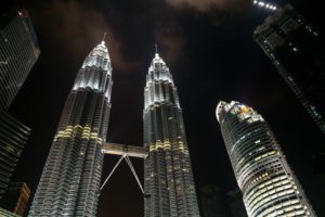 Les fameuses tours Petronas.
