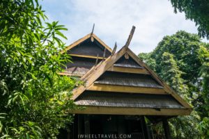 This three layered roof belong to a upper class family.