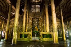 Le lieu de méditation à l'intérieur du monastère.