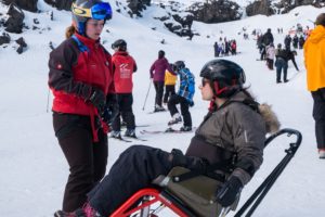 ski handicap sit ski