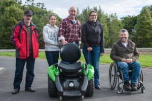 From left to right: Norman, Erina, Kevin, I and Marcus.