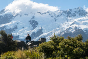 Peaceful moment at the view point, waiting for the guys.