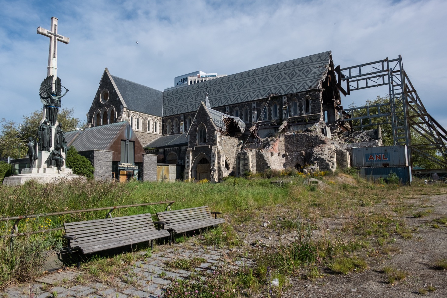 cathédrale christchurch tremblement de terre