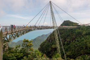 Le skybridge à Langkawi. L'accès y est payant.