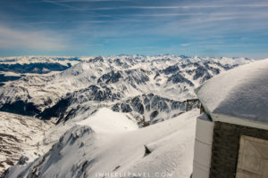 The view from the Pic du Midi terrace.