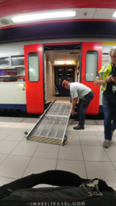 Assistance PMR à la gare de Bruxelles.