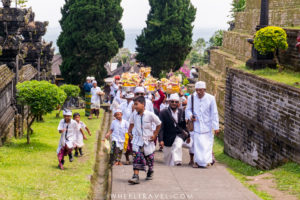 Funeral at Besakih temple, Bali.