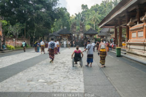 With our guide in Bali.