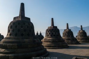 Stupas, Borobudur.