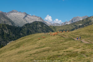 lac de l'oule col du portet randonnée GR10
