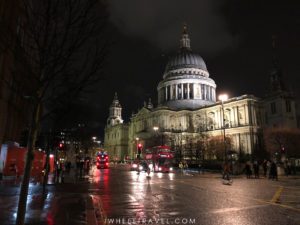 We spent such a long time inside the cathedral that it was already the night already came when we headed out!
