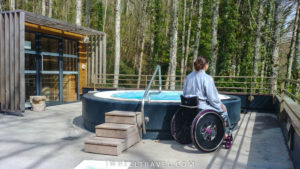 Centre de bien-être les sources chaudes fauteuil roulant
