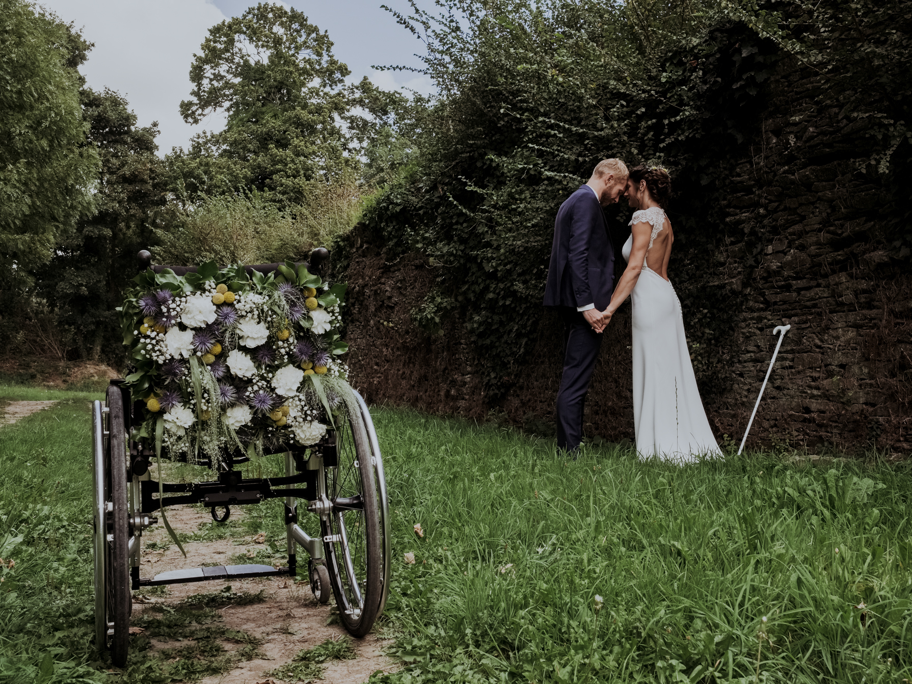 mariage en fauteuil roulant