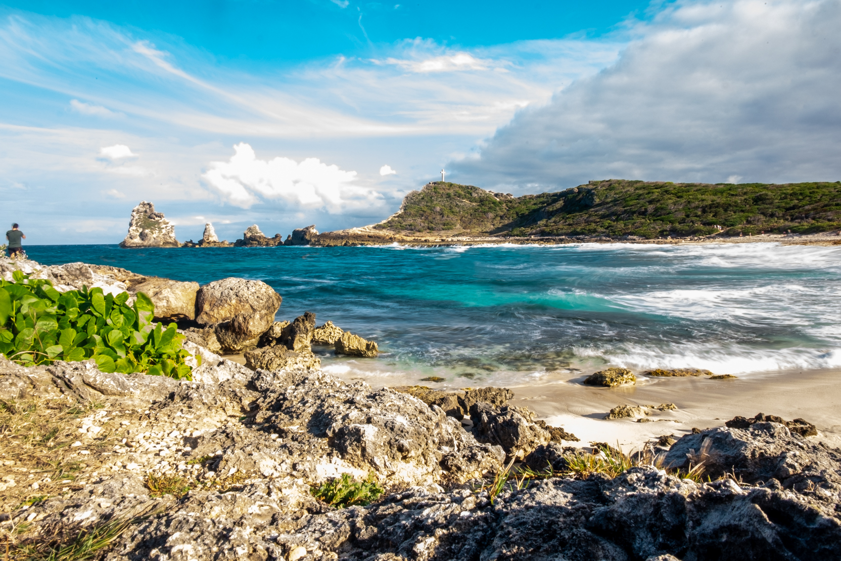pointe des chateaux guadeloupe